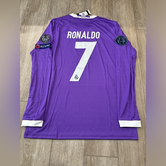 Real Madrid Away Final Champions League 2016 Ronaldo 7 - Picture 4 of 7